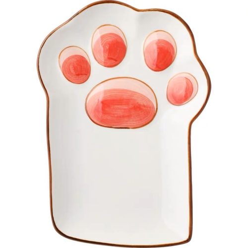 bộ bát đĩa dấu chân mèo dễ thương - Image 8
