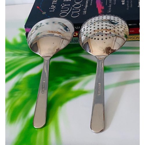 Muôi múc canh inox,Muỗng lỗ inox304