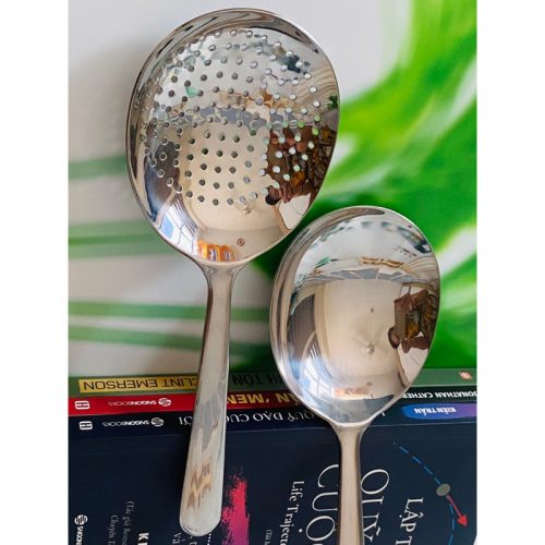 Muôi múc canh inox,Muỗng lỗ inox304 - Image 2