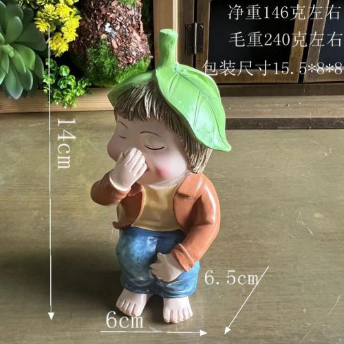 Tượng cậu bé decor sân vườn - Image 5