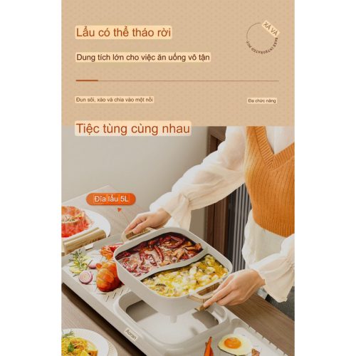 Bếp Lẩu đa năng 2in1 - Image 6