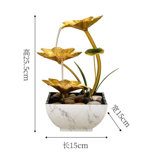 Thác nước lá sen để bàn trà - Image 3