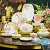 💥BỘ BÁT SỨ XƯƠNG HOẠ TIẾT HOA MẪU ĐƠN |Set bát mẫu mới 2024,set bát gia đình 10 người,quà tặng tân gia.