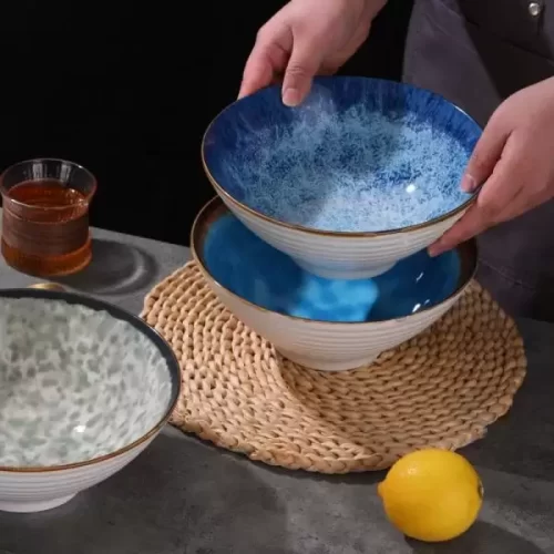 Bát tô loa sứ trắng, bát tô đựng canh, bát tô to, bát tô đẹp, bát ăn phở, bát tô ăn sáng, chén bát đựng canh