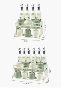 Bộ gia vị Bắc Âu Gấu bạc hồng trắng