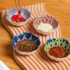 BÁT ĐỰNG GIA VỊ THỔ CẨM PHONG CÁCH NHẬT BẢN| Bát đựng đồ ăn nhẹ