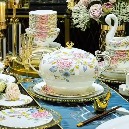 💥BỘ BÁT SỨ XƯƠNG HOẠ TIẾT HOA MẪU ĐƠN |Set bát mẫu mới 2024,set bát gia đình 10 người,quà tặng tân gia.