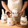 Ống đũa gốm sứ vẽ tay phong cách Nhật Bản để bàn ăn!