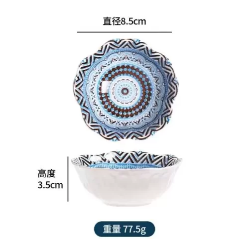 BÁT ĐỰNG GIA VỊ THỔ CẨM PHONG CÁCH NHẬT BẢN| Bát đựng đồ ăn nhẹ