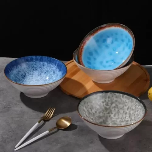 Bát tô loa sứ trắng, bát tô đựng canh, bát tô to, bát tô đẹp, bát ăn phở, bát tô ăn sáng, chén bát đựng canh