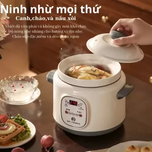 NỒI NẤU CHẬM GỐM SỨ OMG
