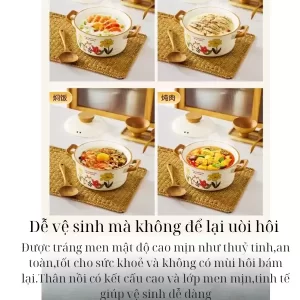Nồi gốm,niêu gốm đun bếp ga hoặc bếp hồng ngoại