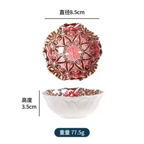 BÁT ĐỰNG GIA VỊ THỔ CẨM PHONG CÁCH NHẬT BẢN| Bát đựng đồ ăn nhẹ