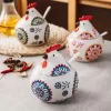 Hũ Gia Vị Gà Mái Hoa[ tặng kèm thìa]