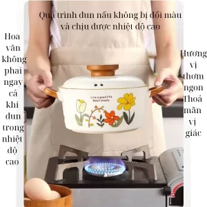 Nồi gốm,niêu gốm đun bếp ga hoặc bếp hồng ngoại