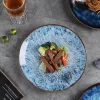 Bộ Bát Đĩa vẽ thủ công màu xanh lá,Bộ Ấm trà vẽ dập nổi màu xanh lá